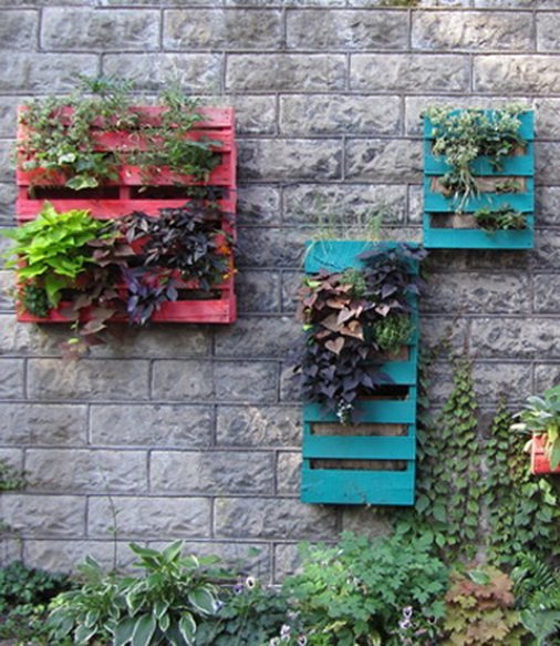 Exterior Wall Planters