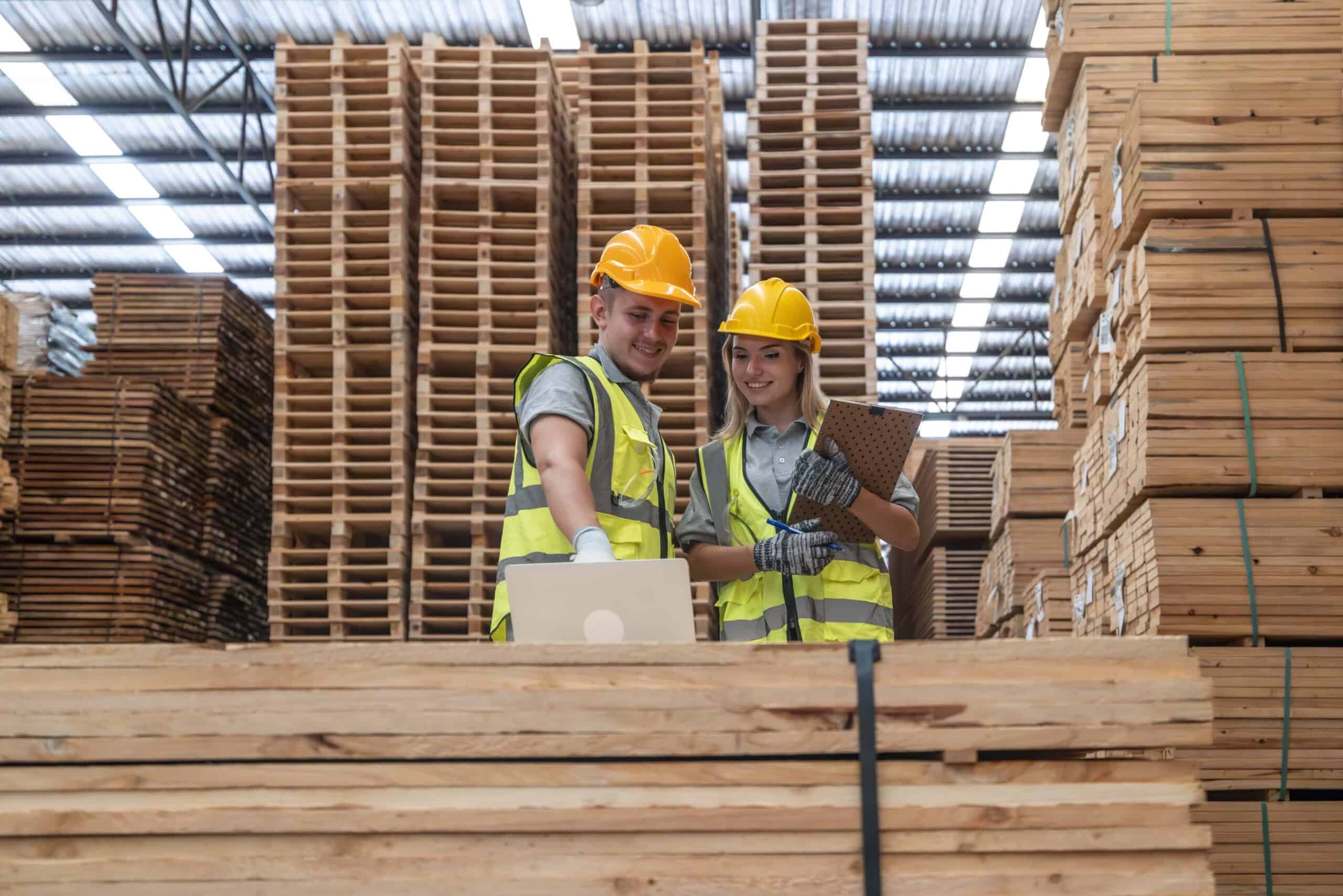 Woodworkers seeking CO2 reductions, recyclable materials, operational changes, resource efficiency.
